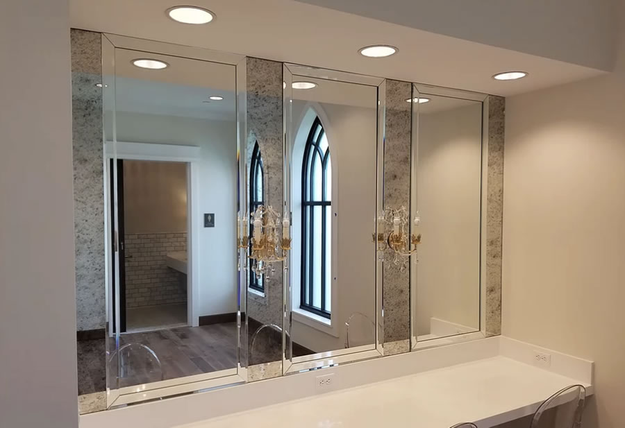 Aig American Glass Company, Beveled Mirror Strips To Frame
